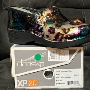 New in Box. Ladies Size 40 XP 2.0 Dansko Leopard Print Shoes
